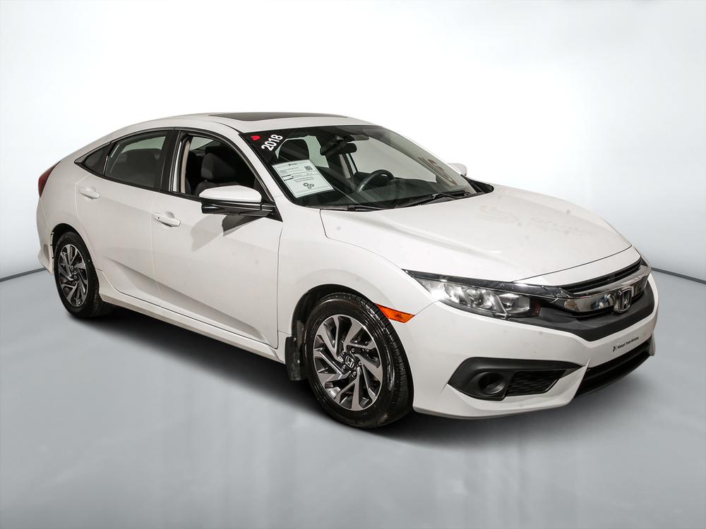 Honda Civic Berline EX Toit ouvrant 2018 d’occasion à vendre - 1