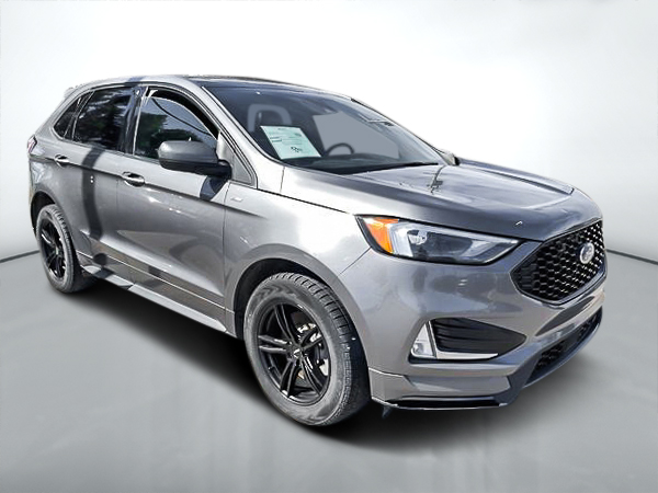 Gray 2022 Ford Edge SUV / Crossover All-Wheel Drive Automatic