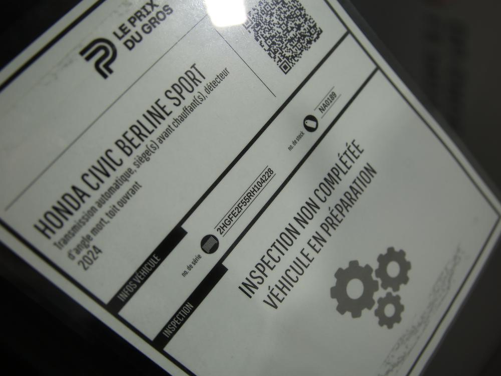 Honda Civic Berline Sport 2024 d&rsquo;occasion à vendre - 16