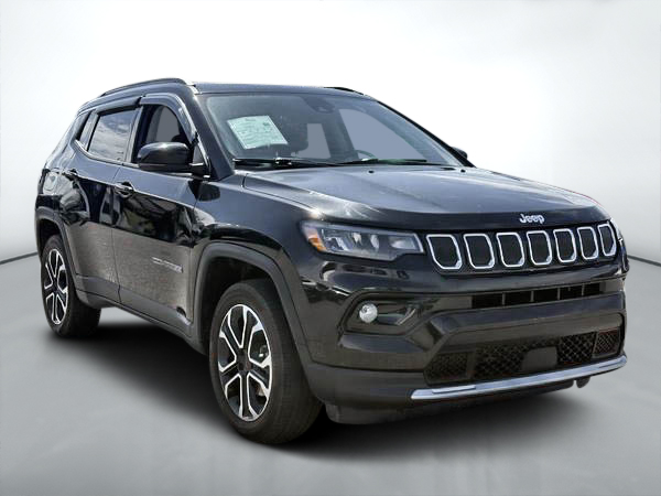 Black 2022 Jeep Compass SUV / Crossover Four-Wheel Drive Automatic