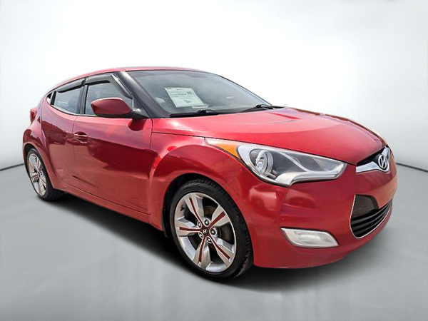 Red 2013 Hyundai Veloster FWD Coupe Front-Wheel Drive Automatic