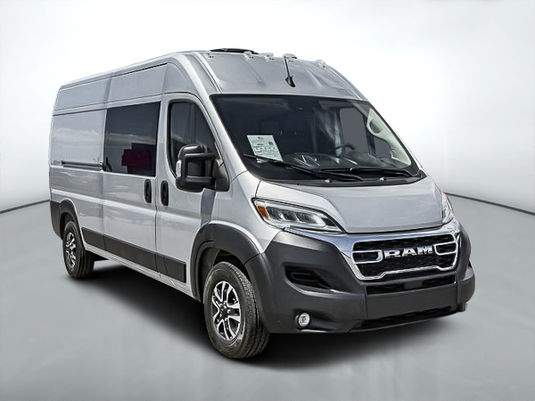 Silver 2025 RAM ProMaster 2500 SLT 159 High Roof Cargo Van FWD Van Front-Wheel Drive Automatic
