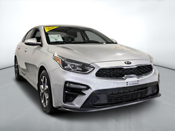 White 2019 Kia Forte EX FWD Sedan Front-Wheel Drive Automatic