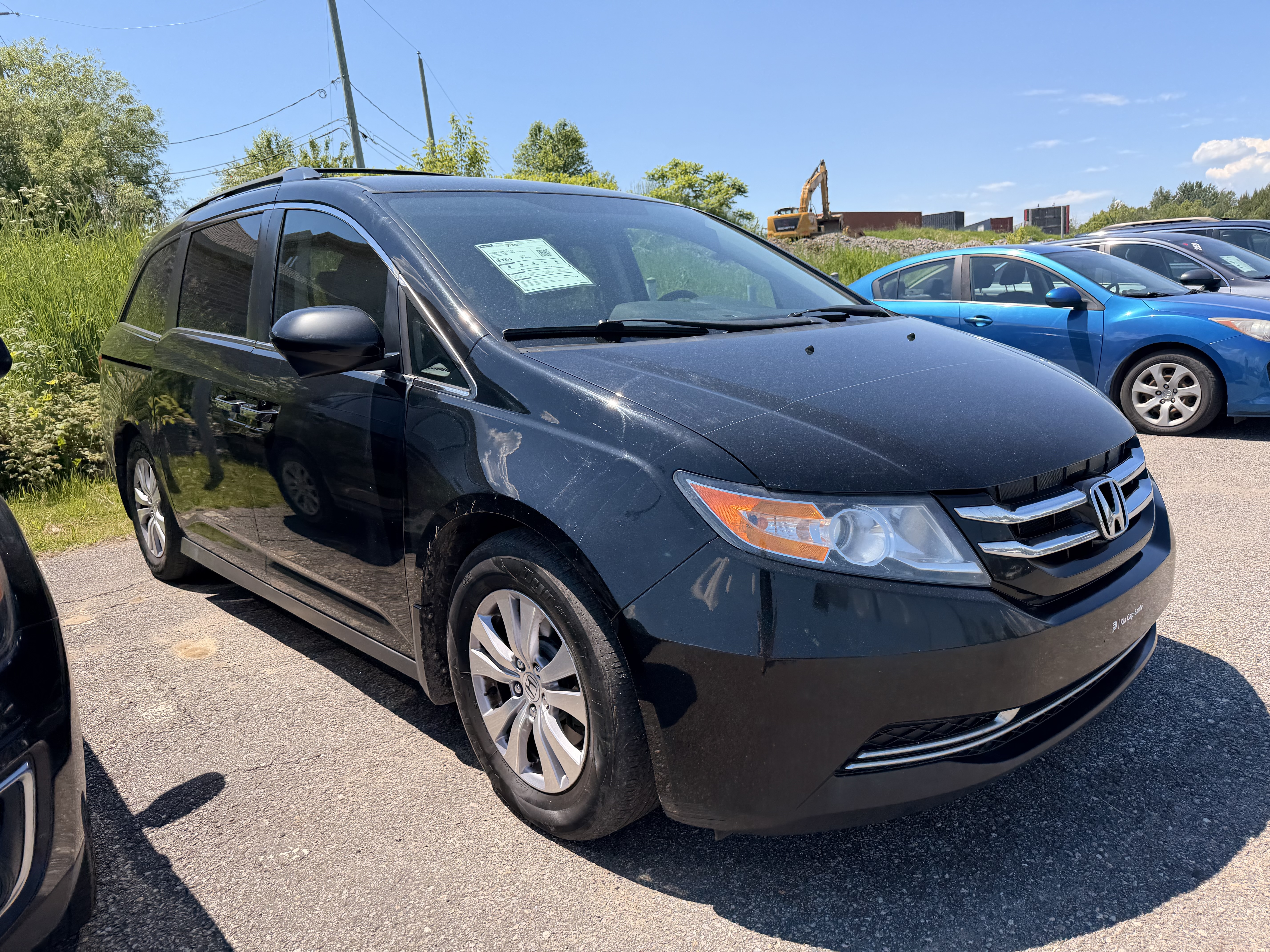 Black 2017 Honda Odyssey EX FWD Minivan Front-Wheel Drive Automatic
