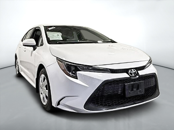 White 2022 Toyota Corolla Sedan Front-Wheel Drive Automatic