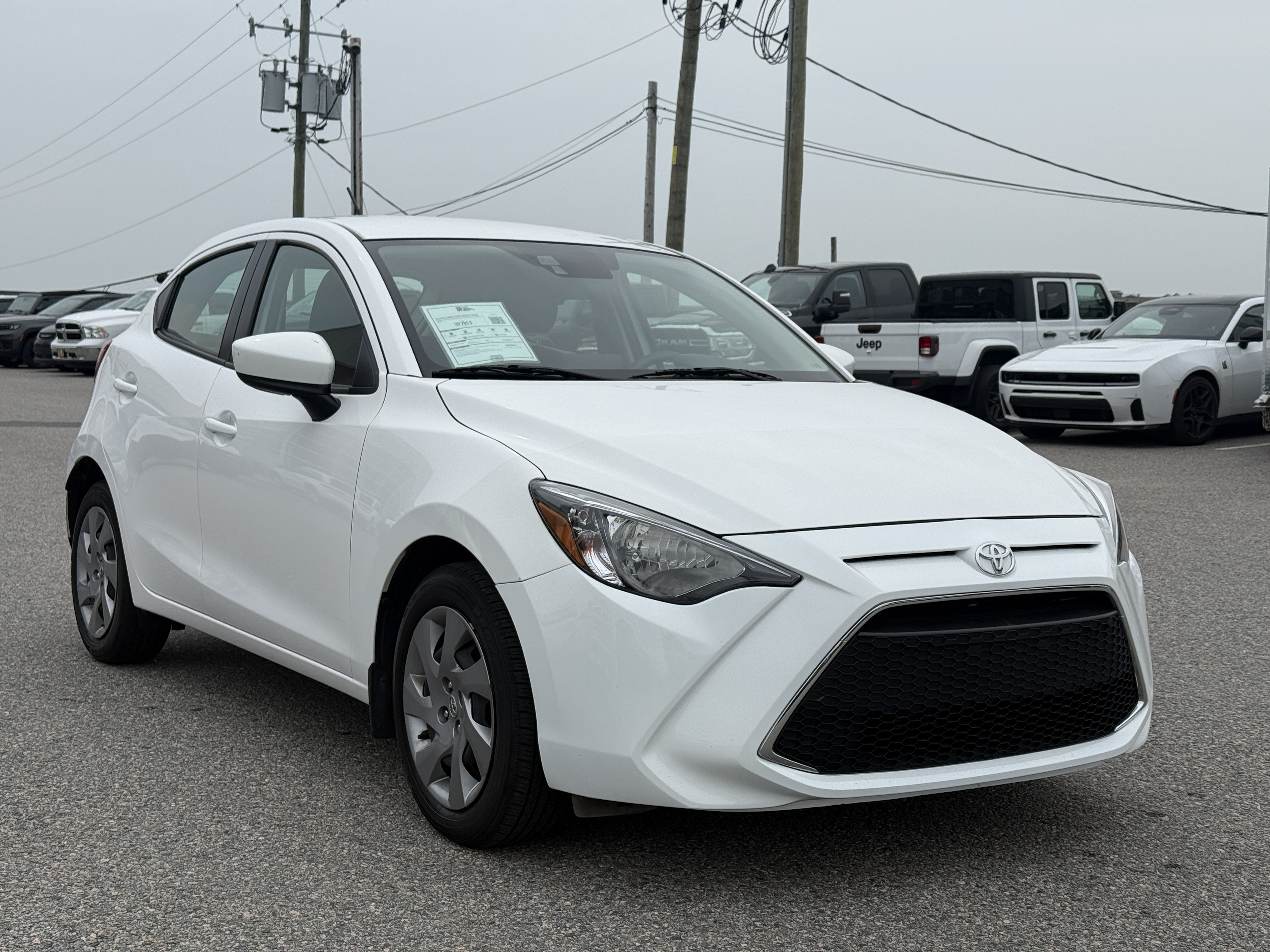 White 2020 Toyota Yaris Automatic