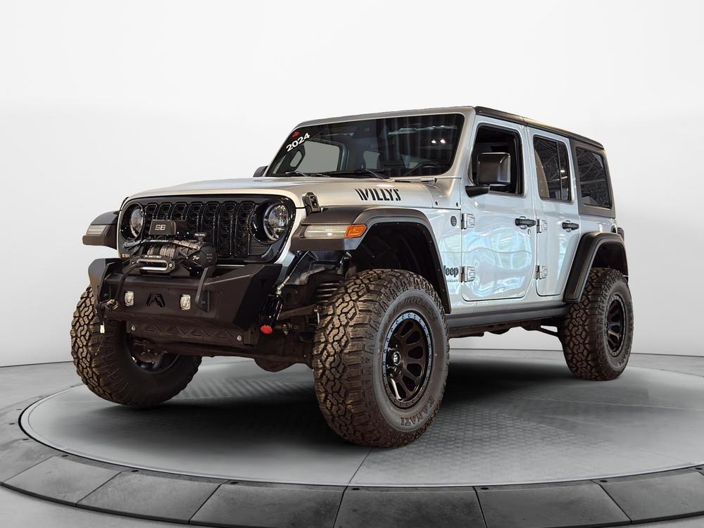 Jeep Wrangler WILLYS 4X4 // 16000$ EN MODIFICATION // WINCH 2024 d&rsquo;occasion à vendre - 4