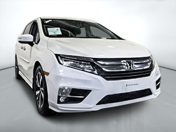 White 2019 Honda Odyssey Minivan Front-Wheel Drive Automatic
