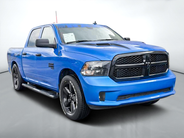 Blue 2023 RAM 1500 Pickup Truck Four-Wheel Drive Automatic