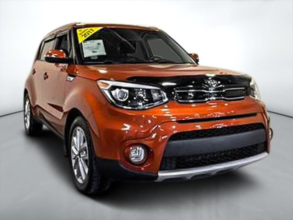 Orange 2017 Kia Soul Wagon Automatic