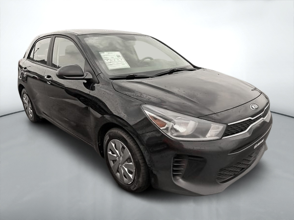 Black 2020 Kia Rio5 Wagon Front-Wheel Drive Automatic
