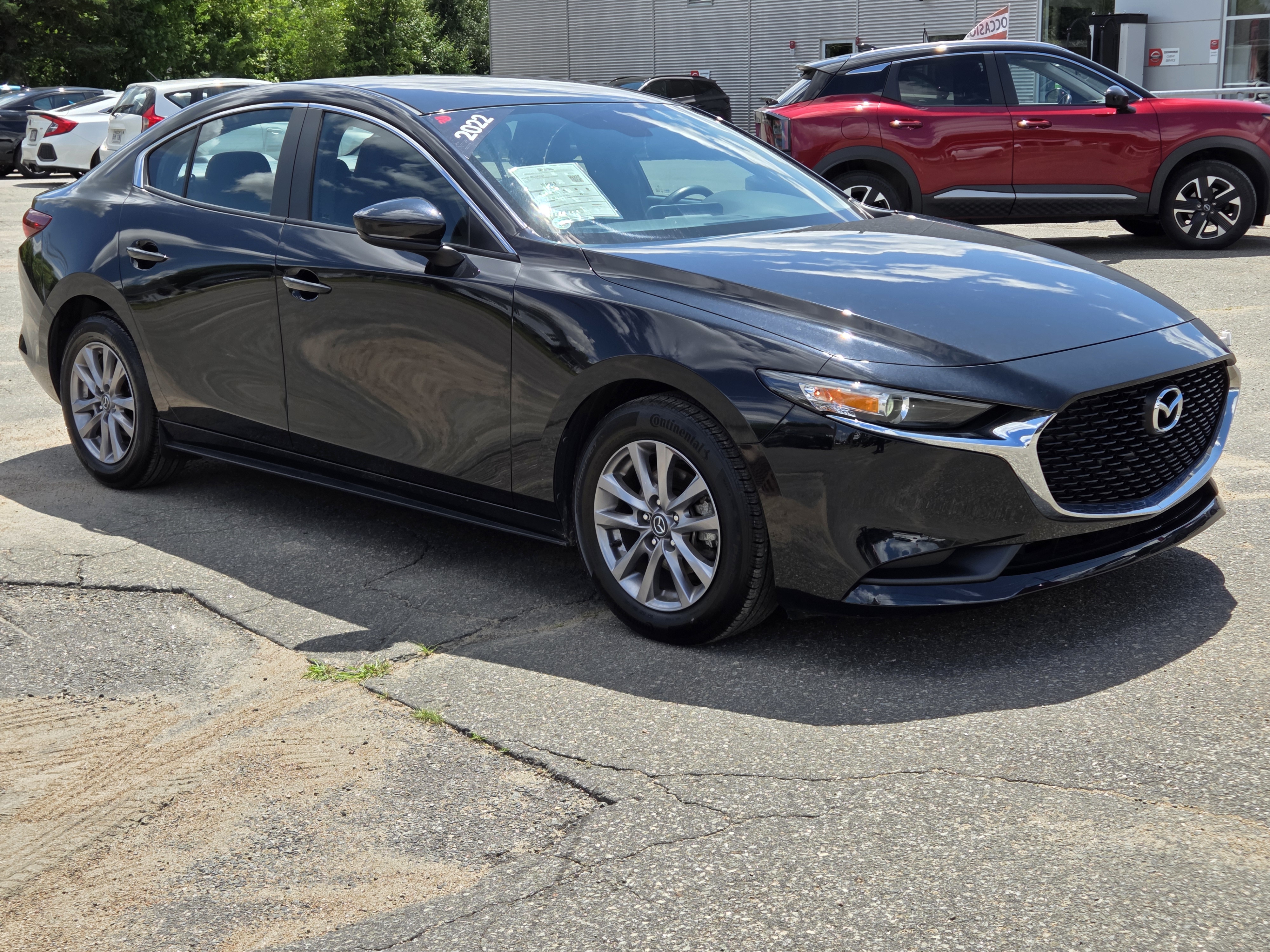 Black 2022 Mazda MAZDA3 Sedan Automatic