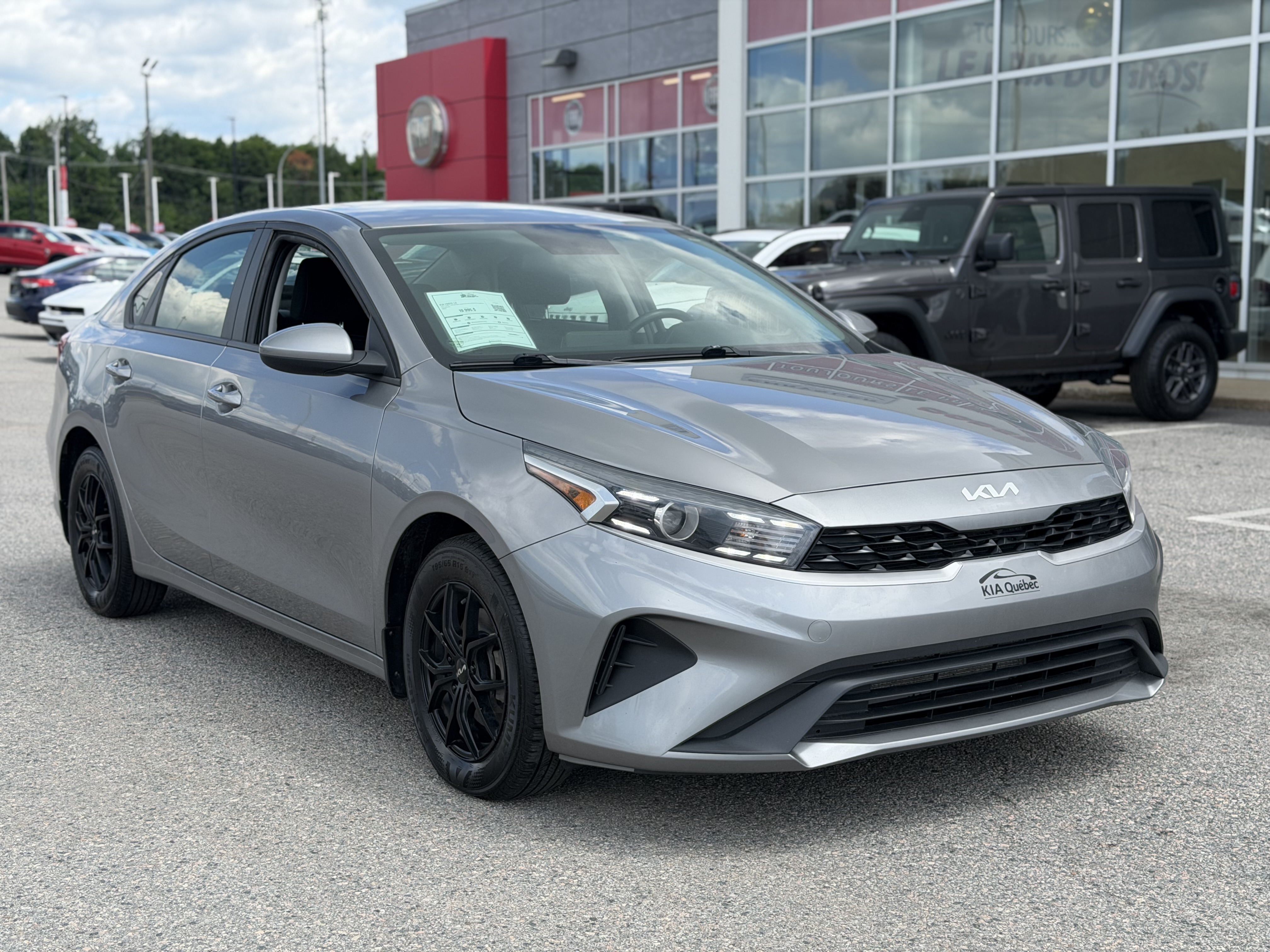 Silver 2023 Kia Forte Sedan Front-Wheel Drive Automatic