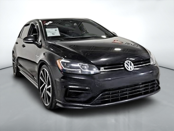 Black 2018 Volkswagen Golf R Hatchback All-Wheel Drive Manual
