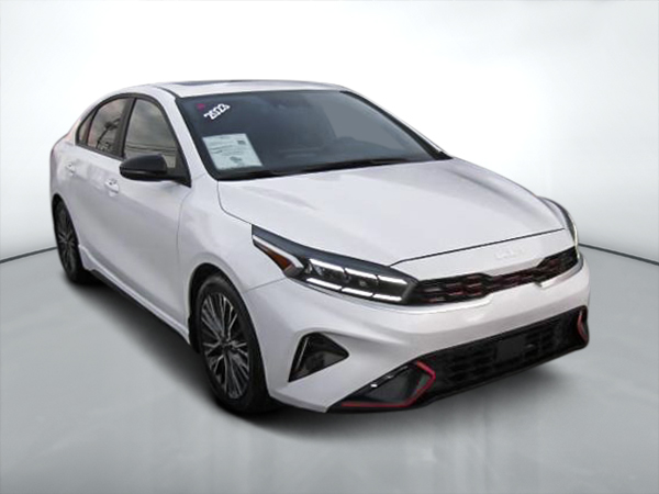 White 2023 Kia Forte Sedan Front-Wheel Drive Automatic