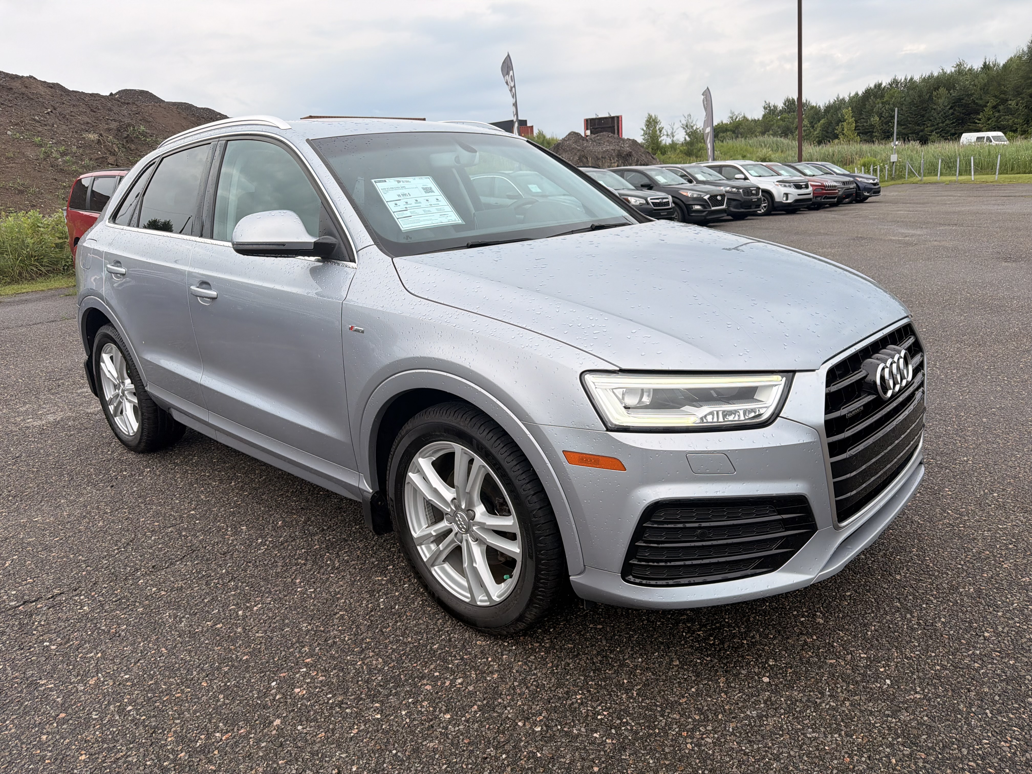 Silver 2016 Audi Q3 SUV / Crossover All-Wheel Drive Automatic