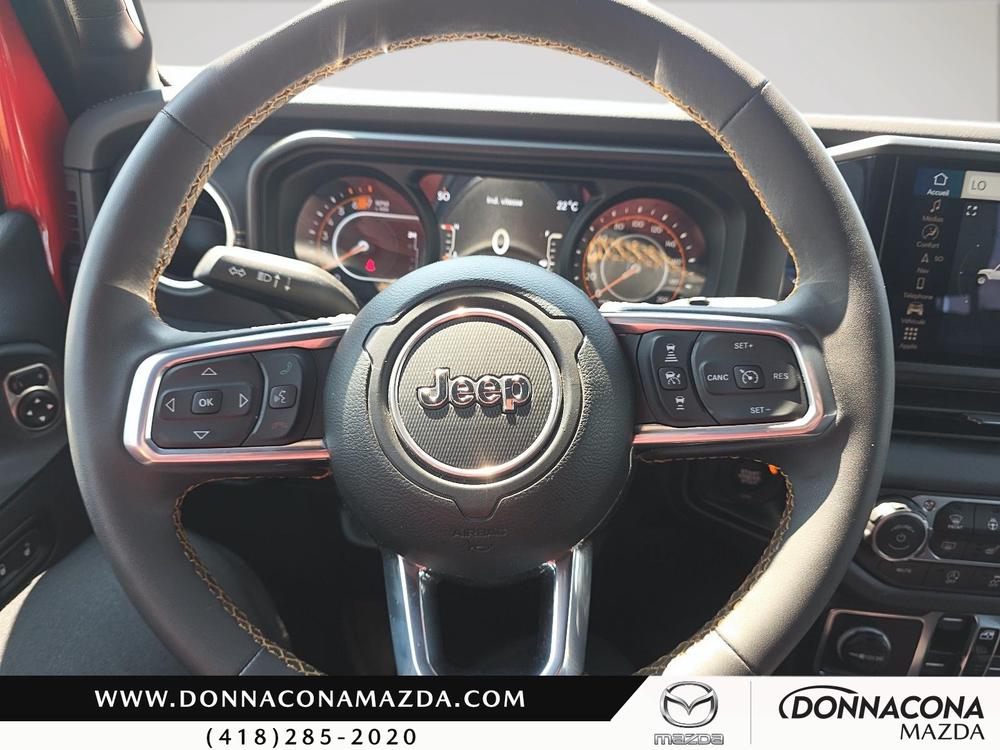 Jeep Wrangler SAHARA SKYVIEW CUIR 2024 d&rsquo;occasion à vendre - 19