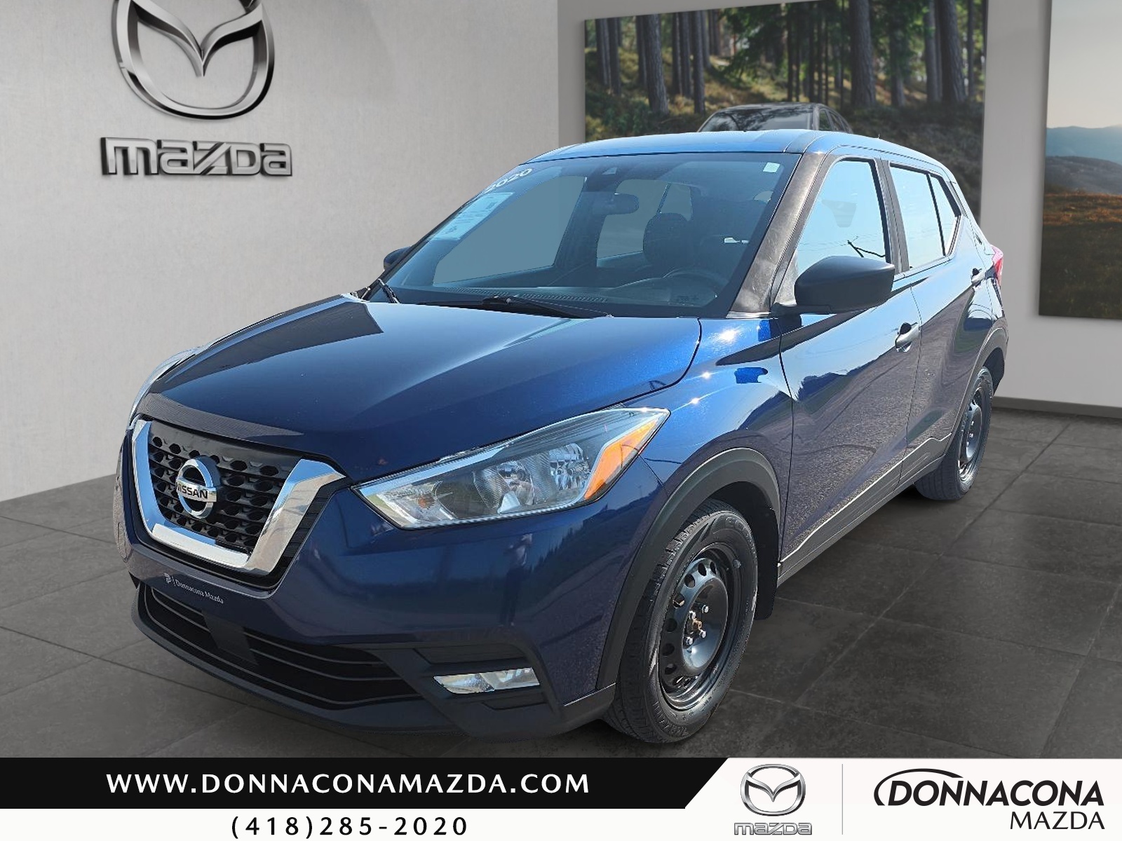 Blue 2020 Nissan Kicks SUV / Crossover Front-Wheel Drive Automatic