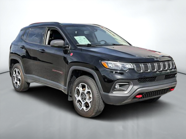 Black 2022 Jeep Compass SUV / Crossover Four-Wheel Drive Automatic