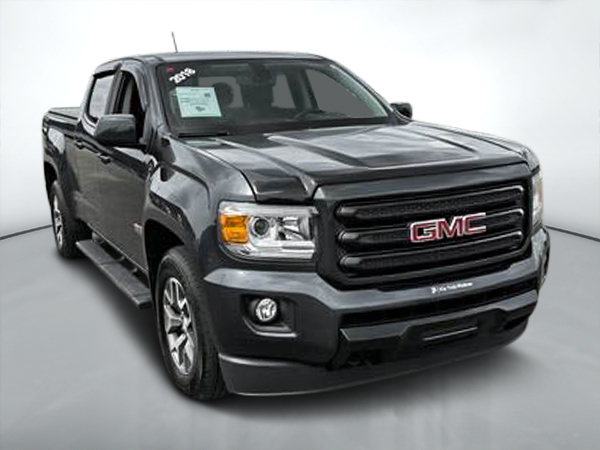 Gray 2018 GMC Canyon Pickup Truck Four-Wheel Drive Automatic