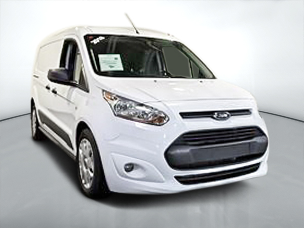 White 2018 Ford Transit Connect Van Front-Wheel Drive Automatic