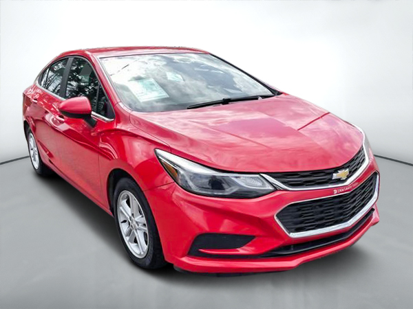 Red 2018 Chevrolet Cruze Sedan Front-Wheel Drive Automatic