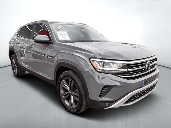 Gray 2021 Volkswagen Atlas Cross Sport SUV / Crossover All-Wheel Drive Automatic