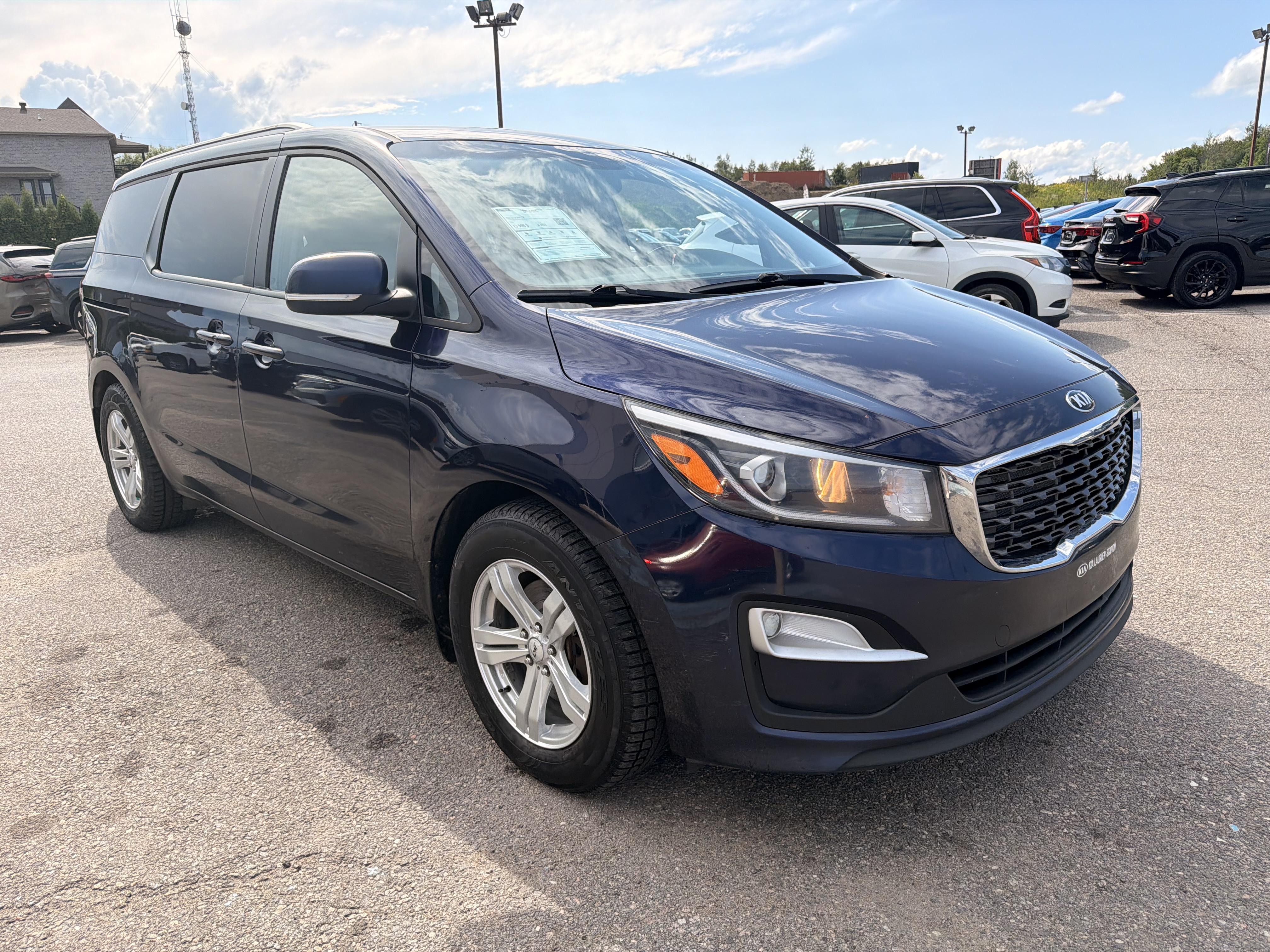 Blue 2020 Kia Sedona Minivan Front-Wheel Drive Automatic