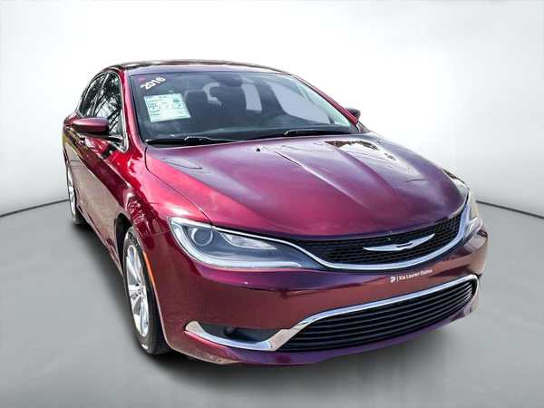 Red 2016 Chrysler 200 Sedan Front-Wheel Drive Automatic