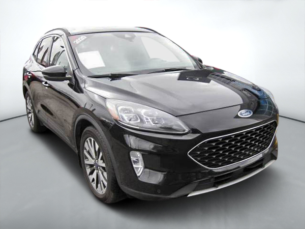 Black 2020 Ford Escape Hybrid SUV / Crossover All-Wheel Drive Automatic