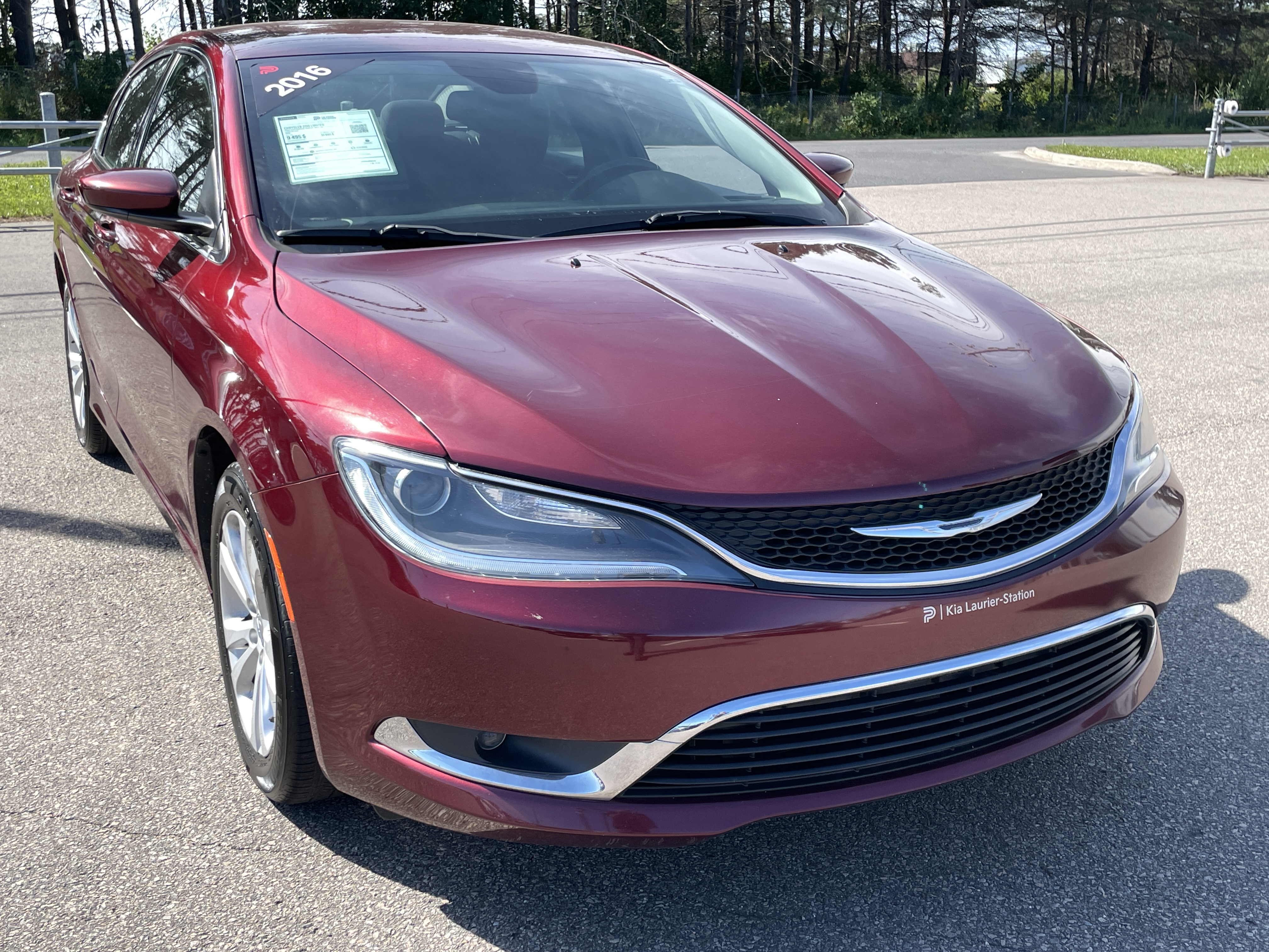 Red 2016 Chrysler 200 Sedan Front-Wheel Drive Automatic