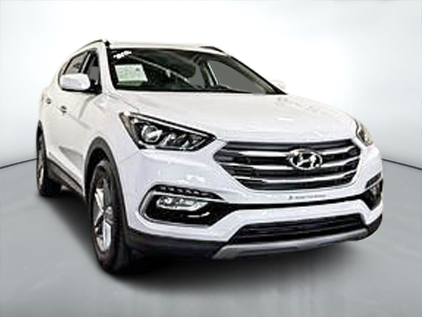 White 2018 Hyundai Santa Fe Sport SUV / Crossover Front-Wheel Drive Automatic