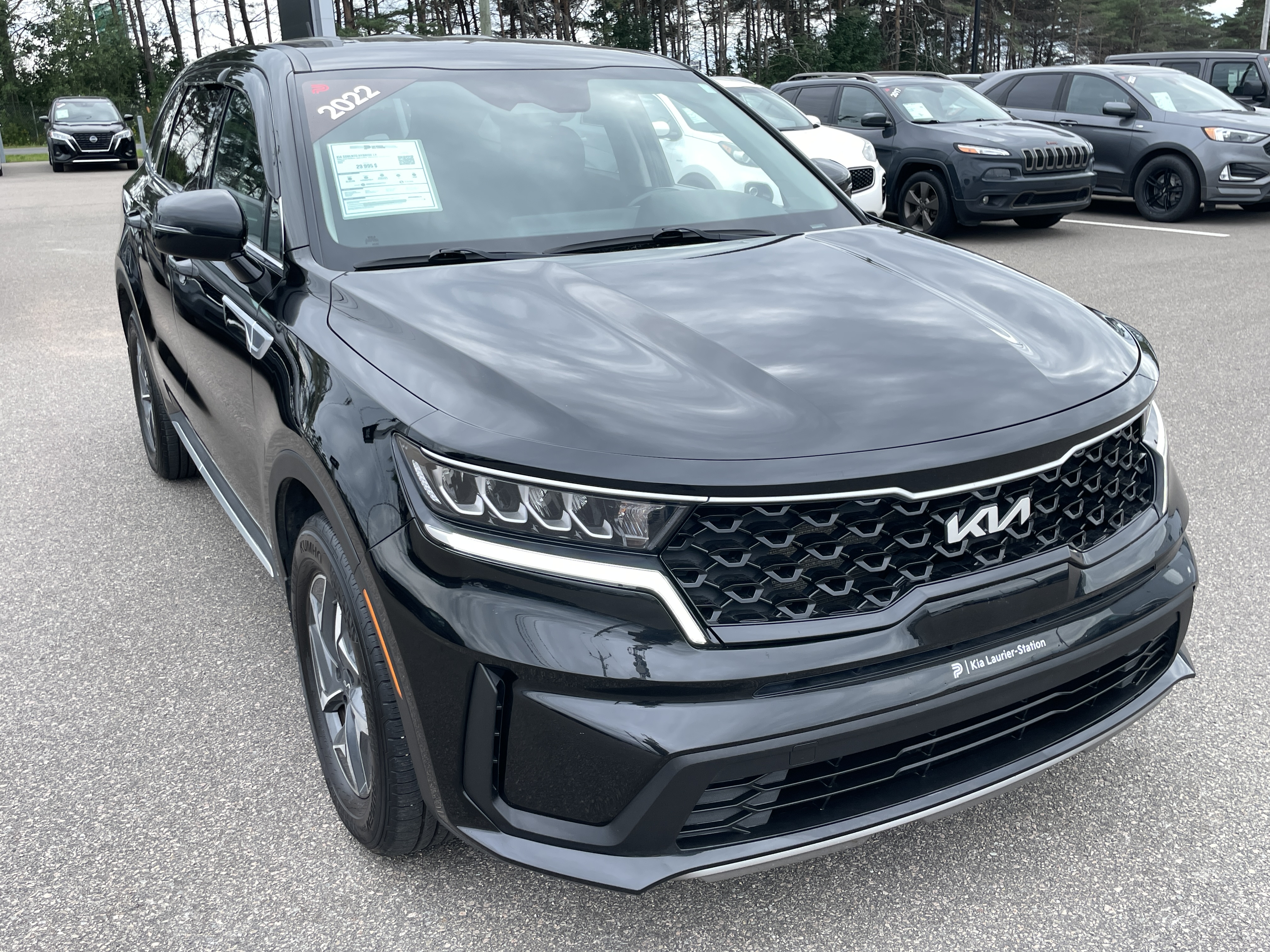 Black 2022 Kia Sorento Hybrid SUV / Crossover All-Wheel Drive Automatic
