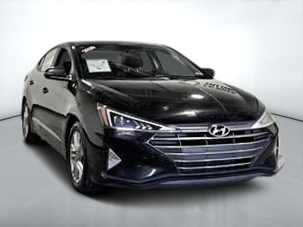 Black 2020 Hyundai Elantra Sedan  Automatic