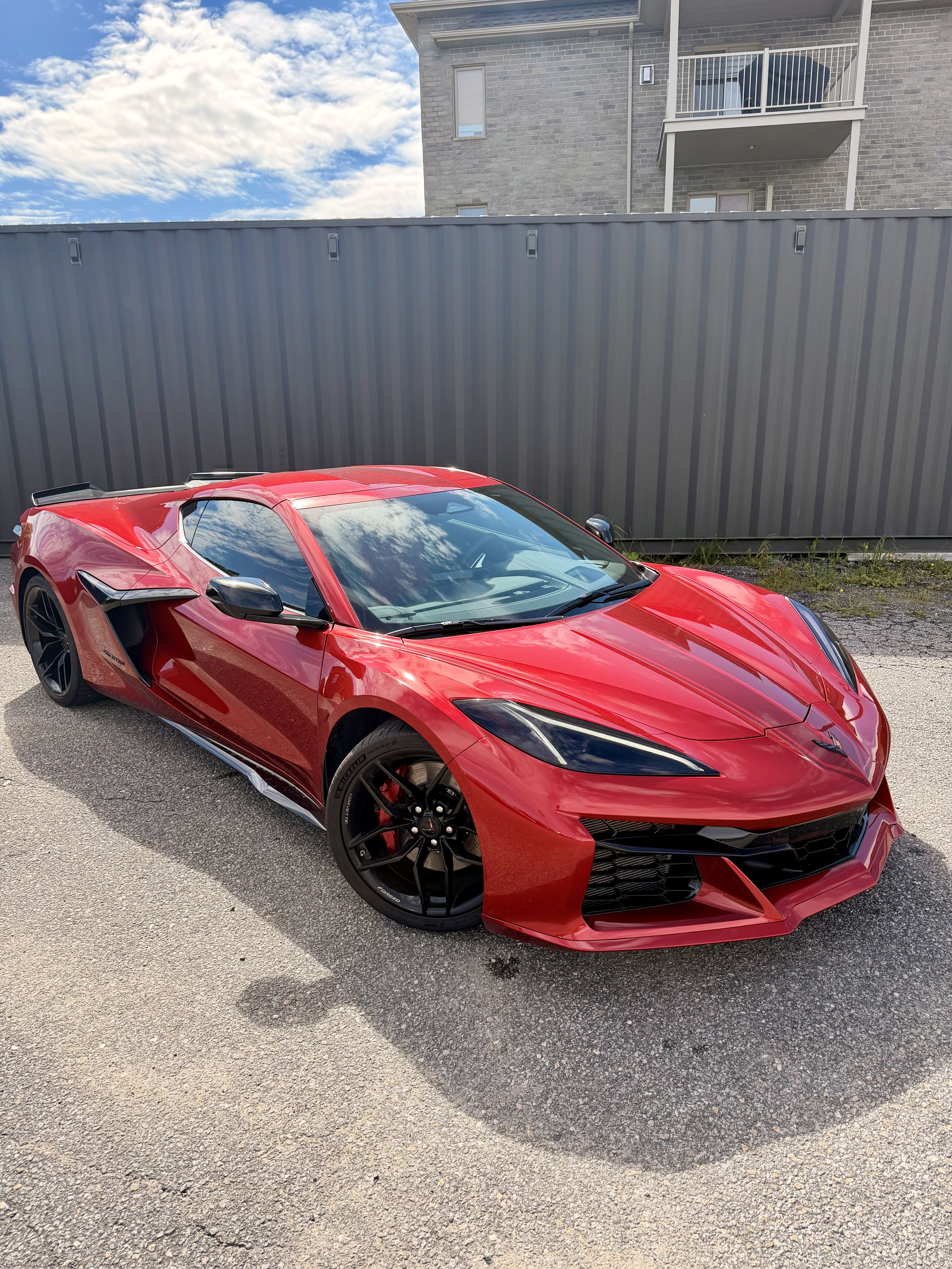 Red 2025 Chevrolet Corvette Coupe Rear-Wheel Drive Automatic