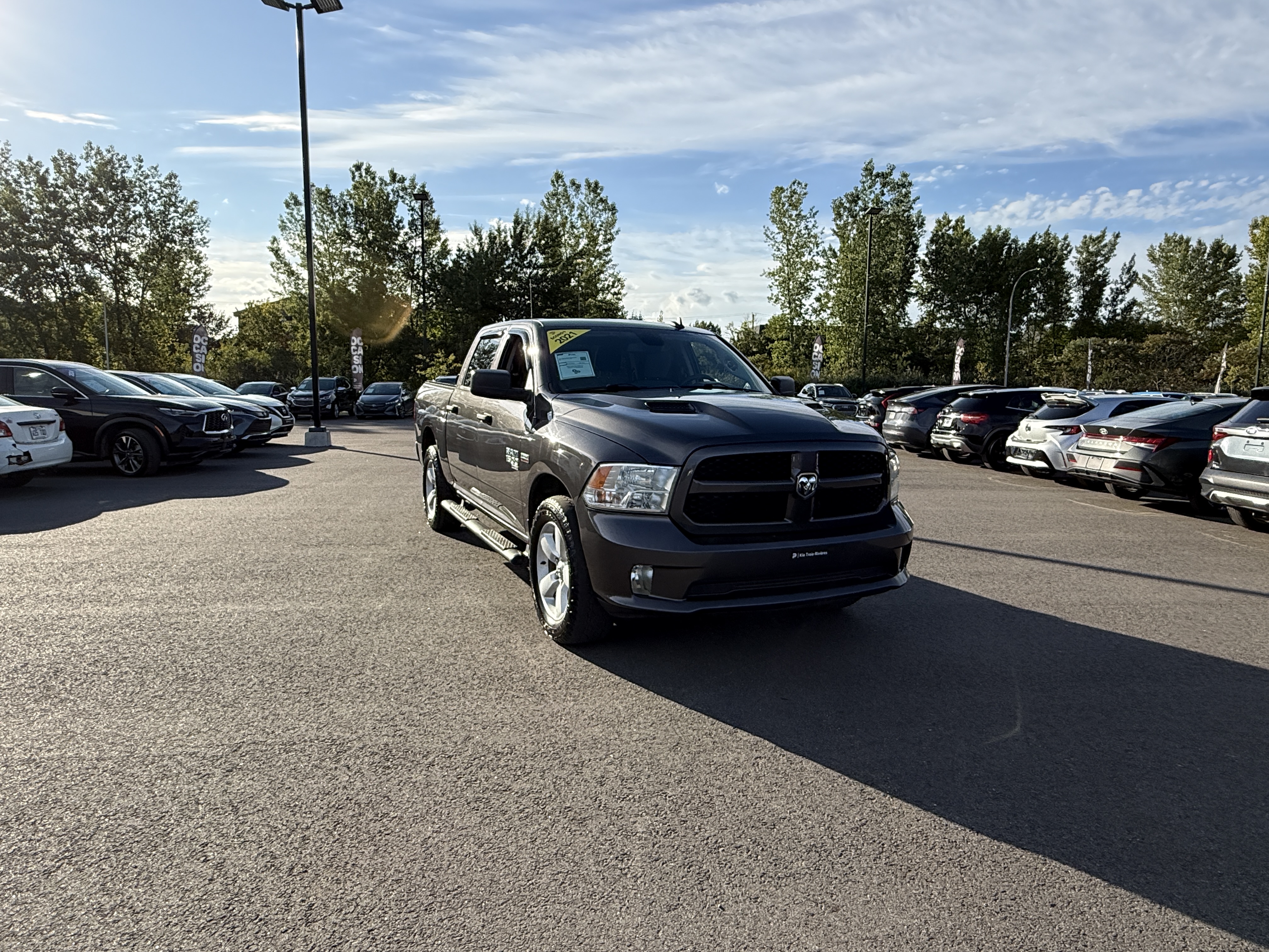 Black (Charcoal) 2021 RAM 1500 Pickup Truck Four-Wheel Drive Automatic