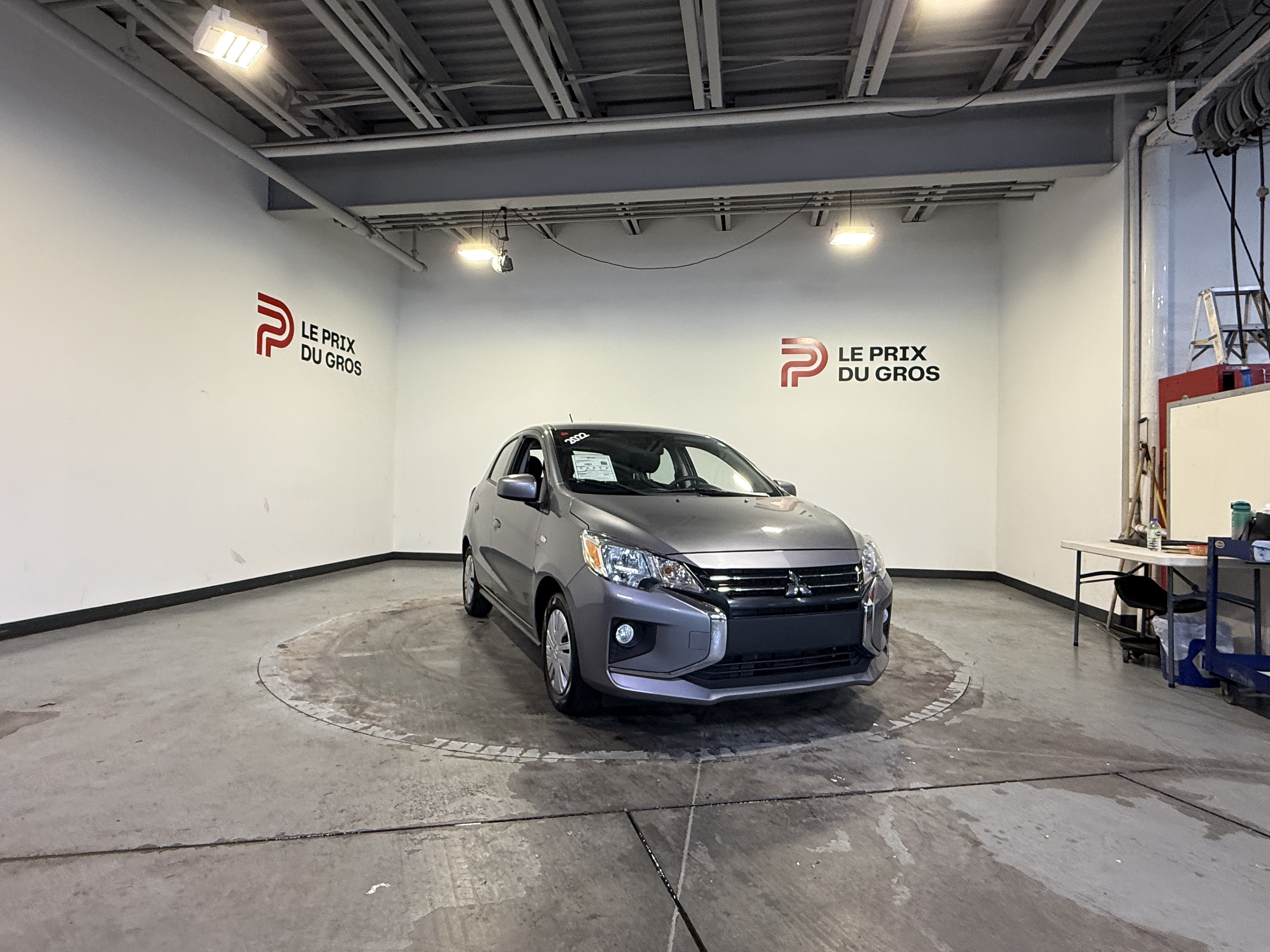 Gray 2022 Mitsubishi Mirage Hatchback Front-Wheel Drive Automatic