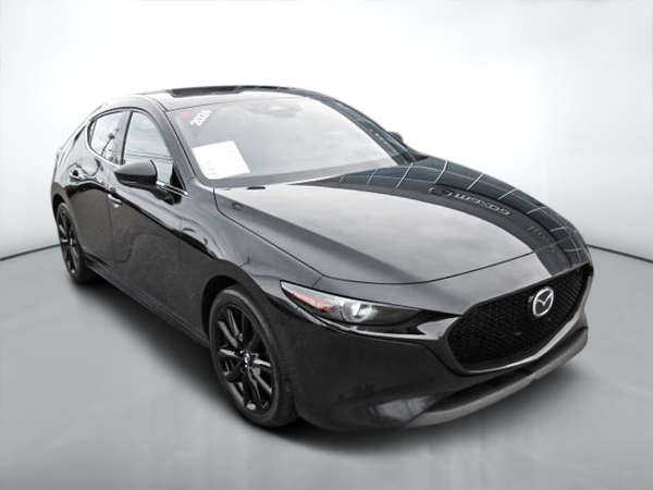 Black 2024 Mazda MAZDA3 Sport Hatchback Automatic