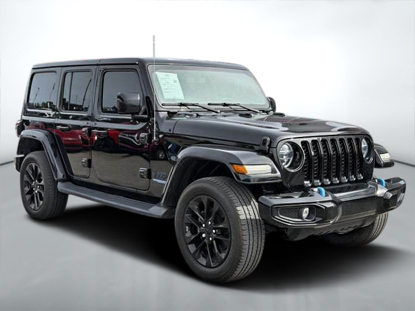 Black 2021 Jeep Wrangler 4xe SUV / Crossover Four-Wheel Drive Automatic