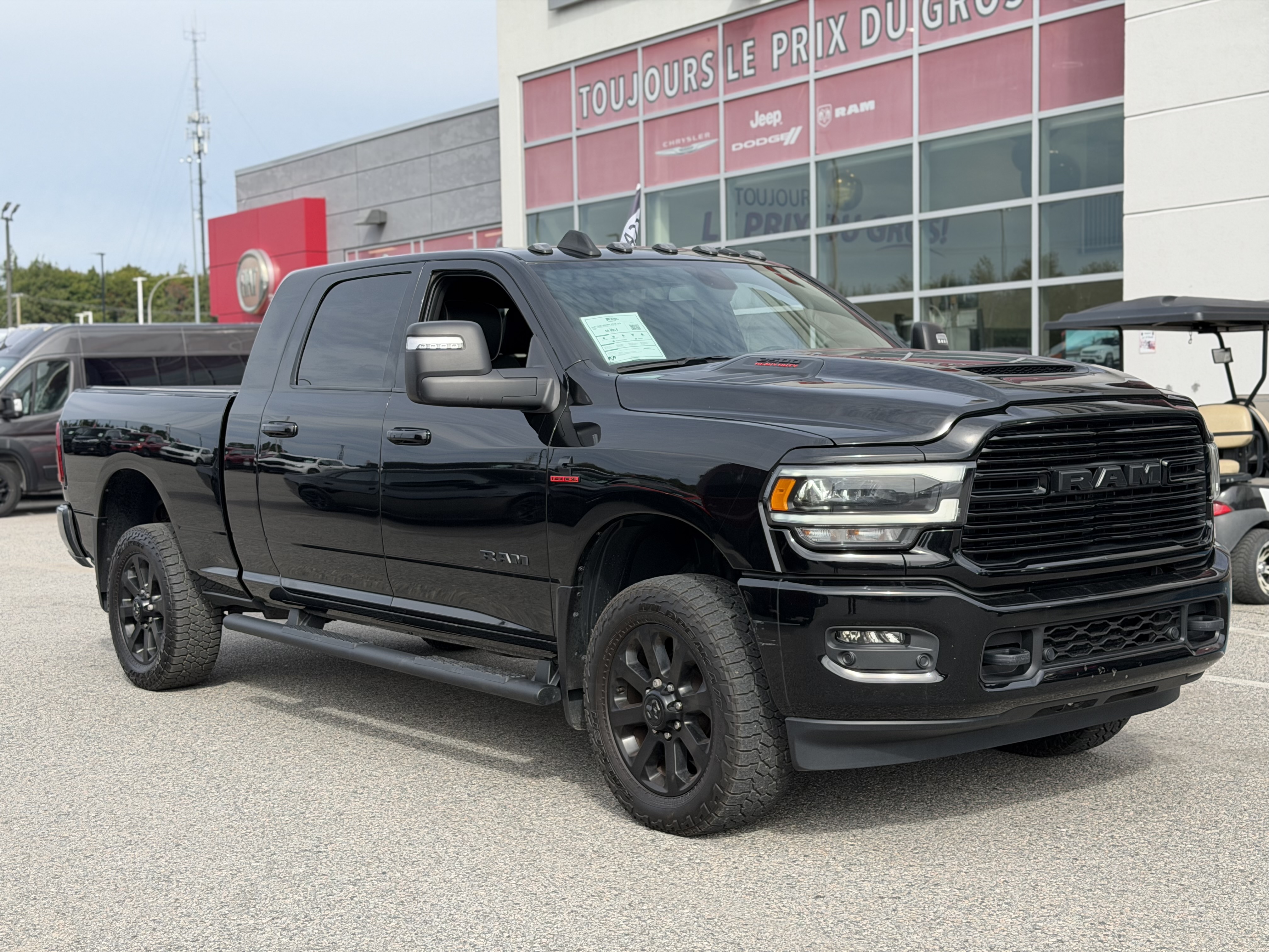 Black 2024 RAM 2500 Pickup Truck Four-Wheel Drive Automatic