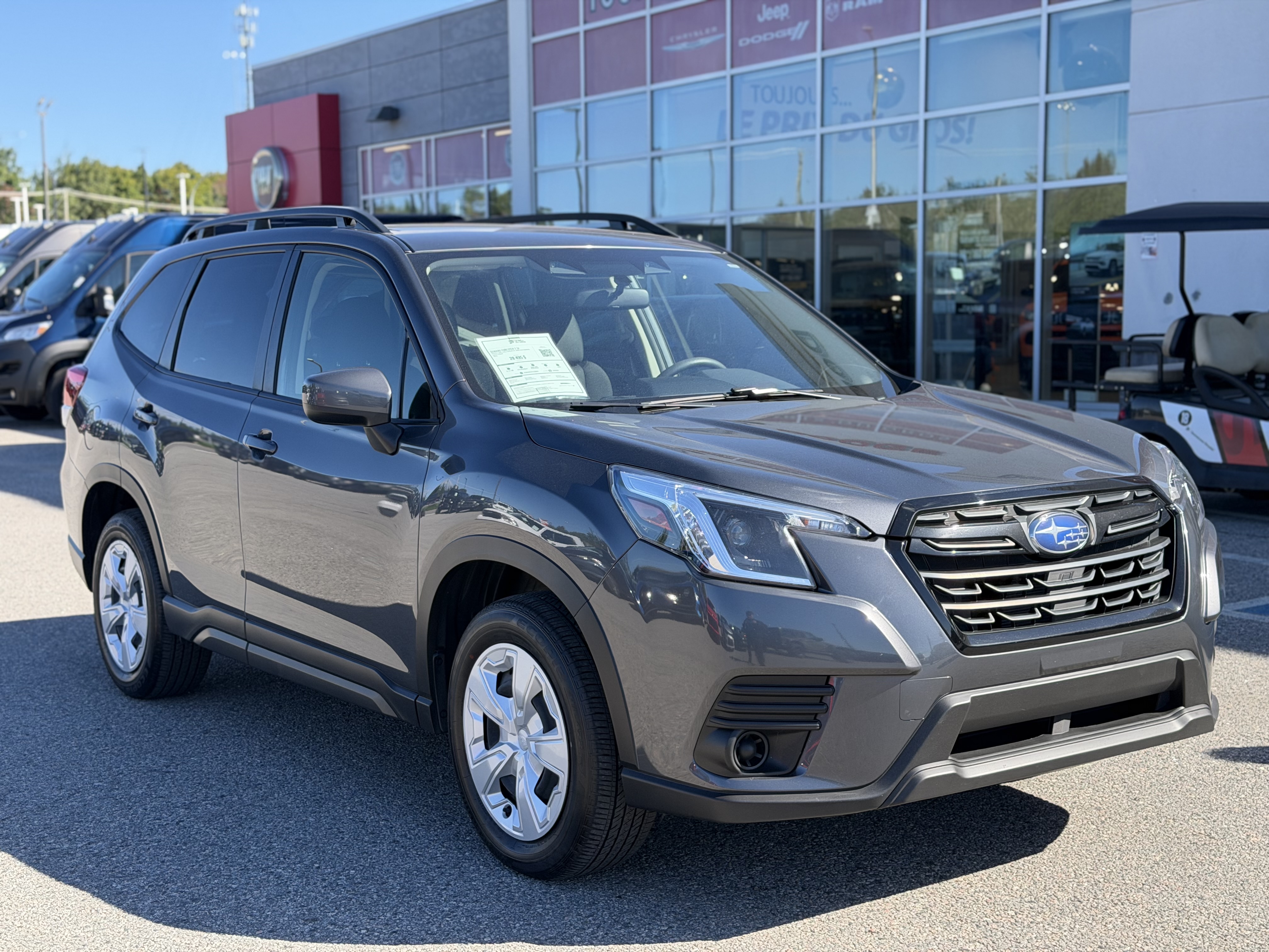 Gray 2023 Subaru Forester Wagon  Automatic
