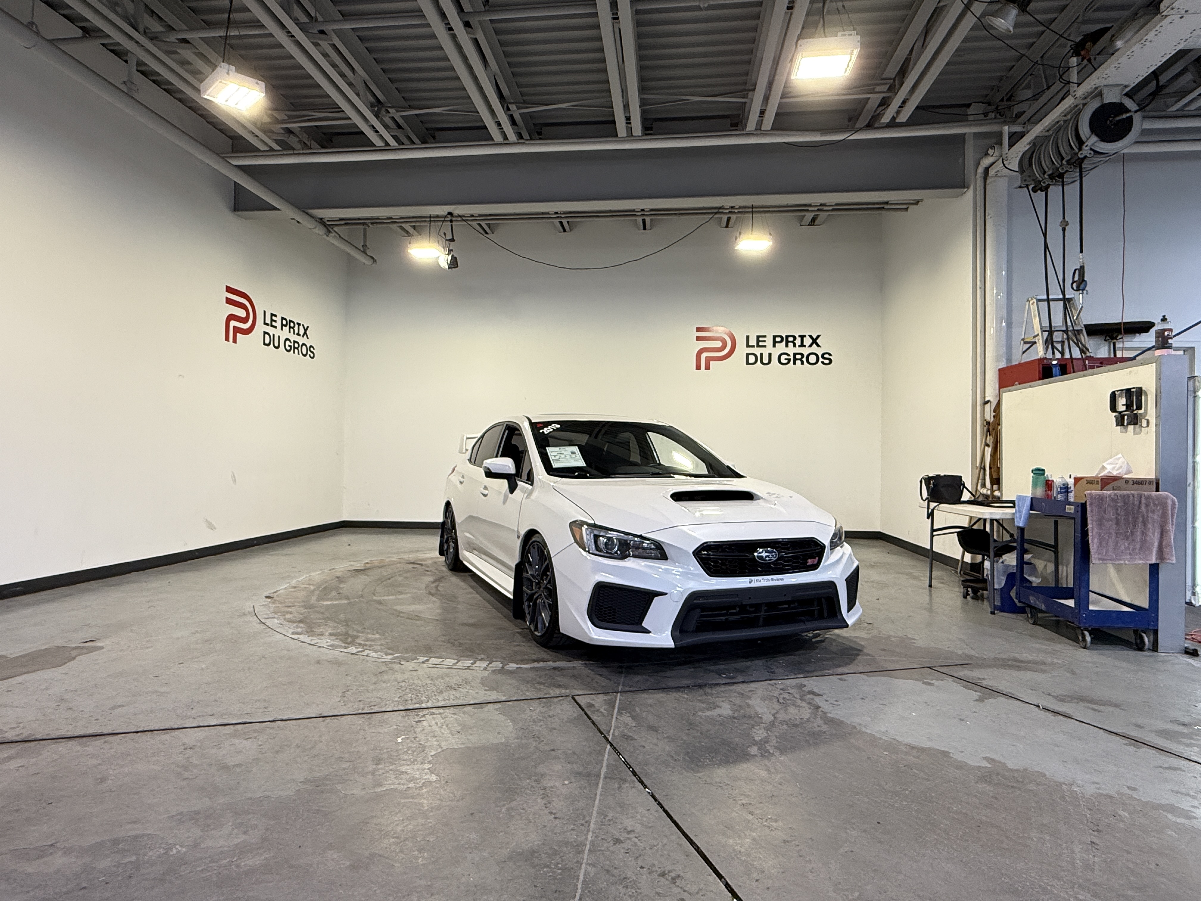 White 2019 Subaru WRX STI Sedan Manual