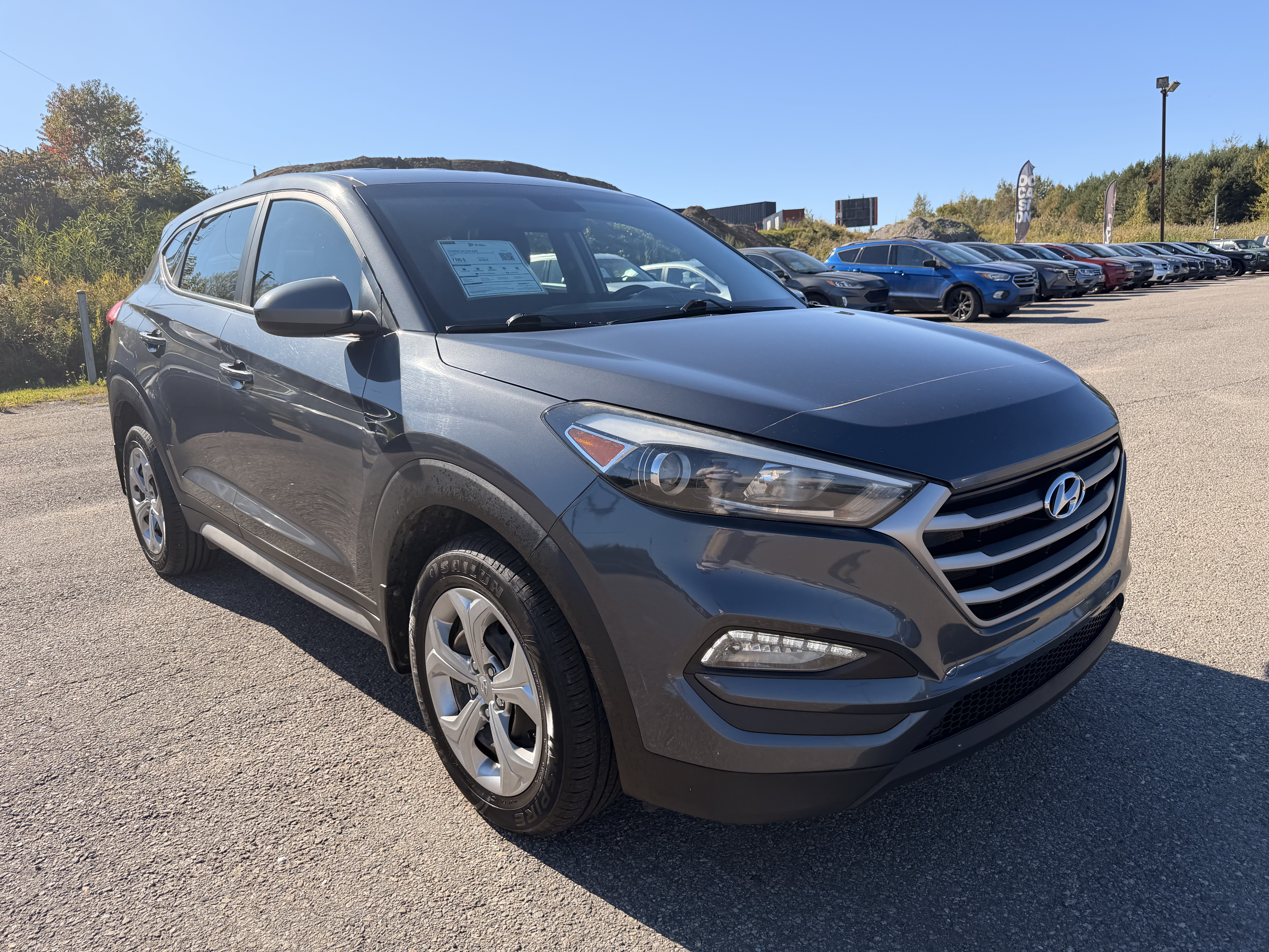 Gray 2018 Hyundai Tucson SUV / Crossover All-Wheel Drive Automatic