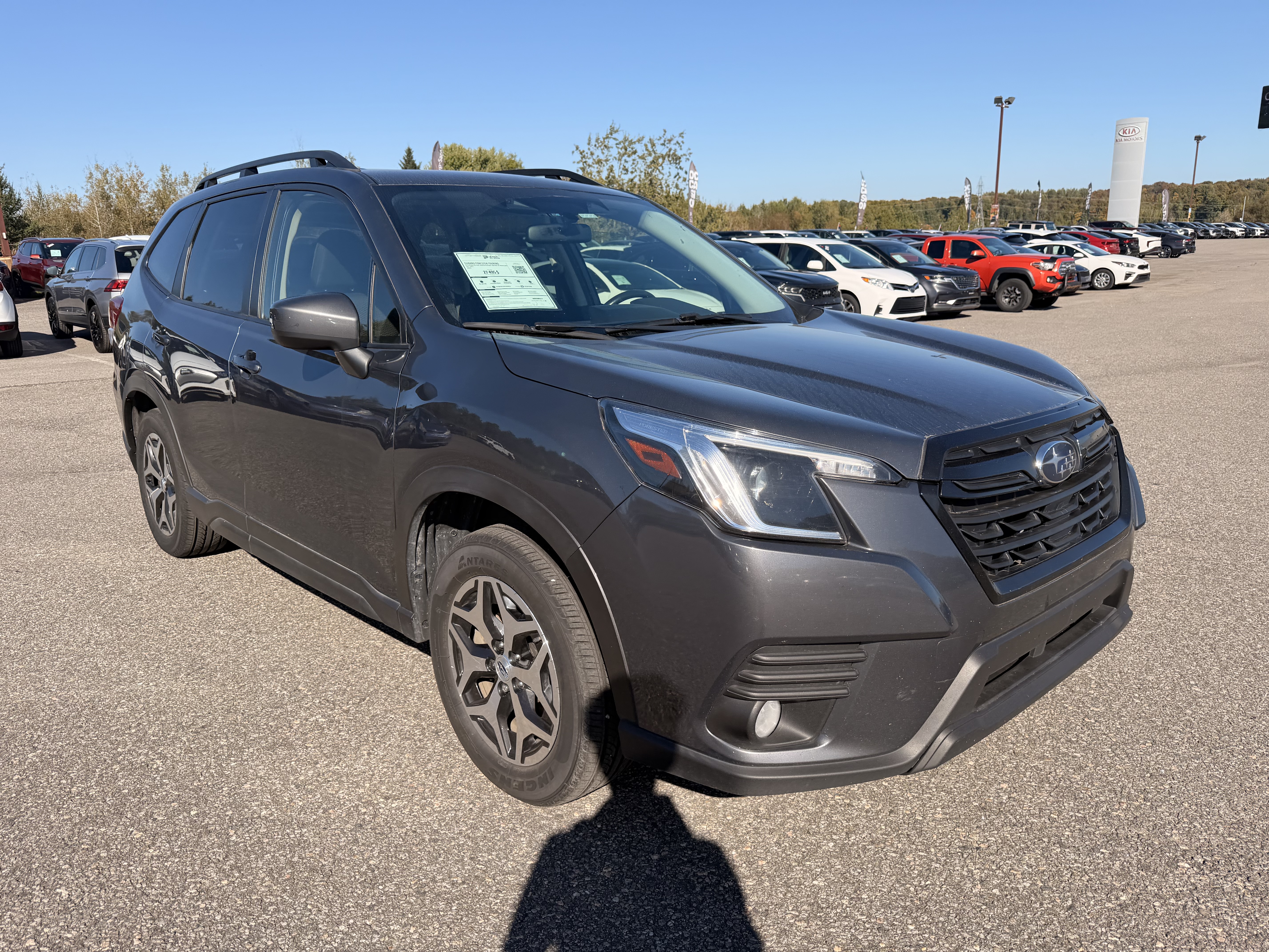 Gray 2023 Subaru Forester Wagon  Automatic