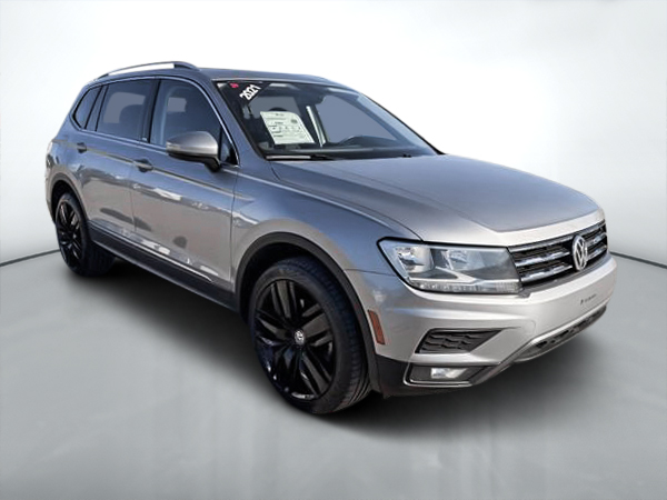 Gray 2021 Volkswagen Tiguan SUV / Crossover All-Wheel Drive Automatic