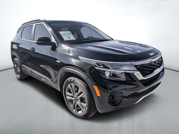 Black 2023 Kia Seltos SUV / Crossover All-Wheel Drive Automatic