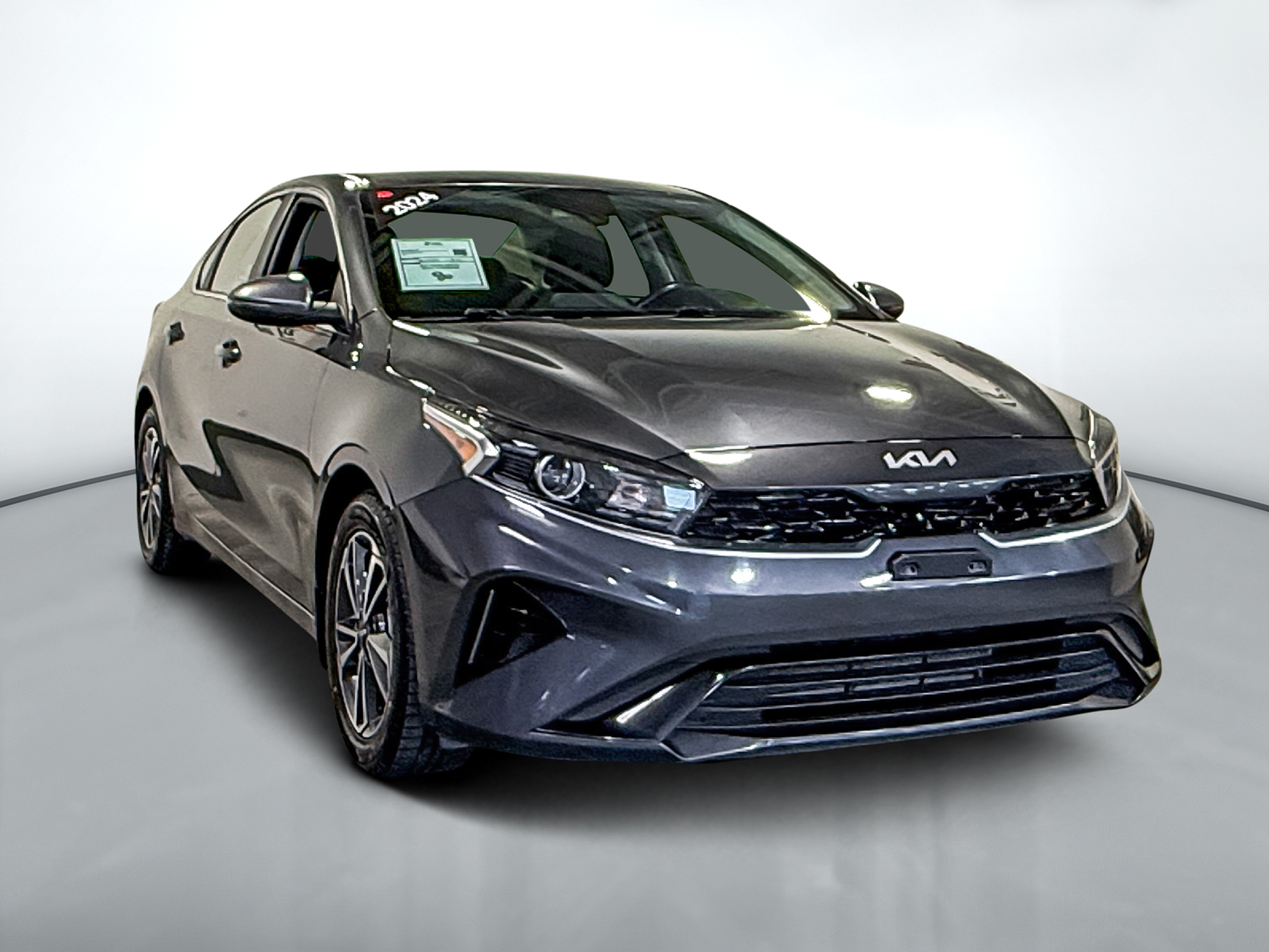 Black 2024 Kia Forte Sedan Automatic