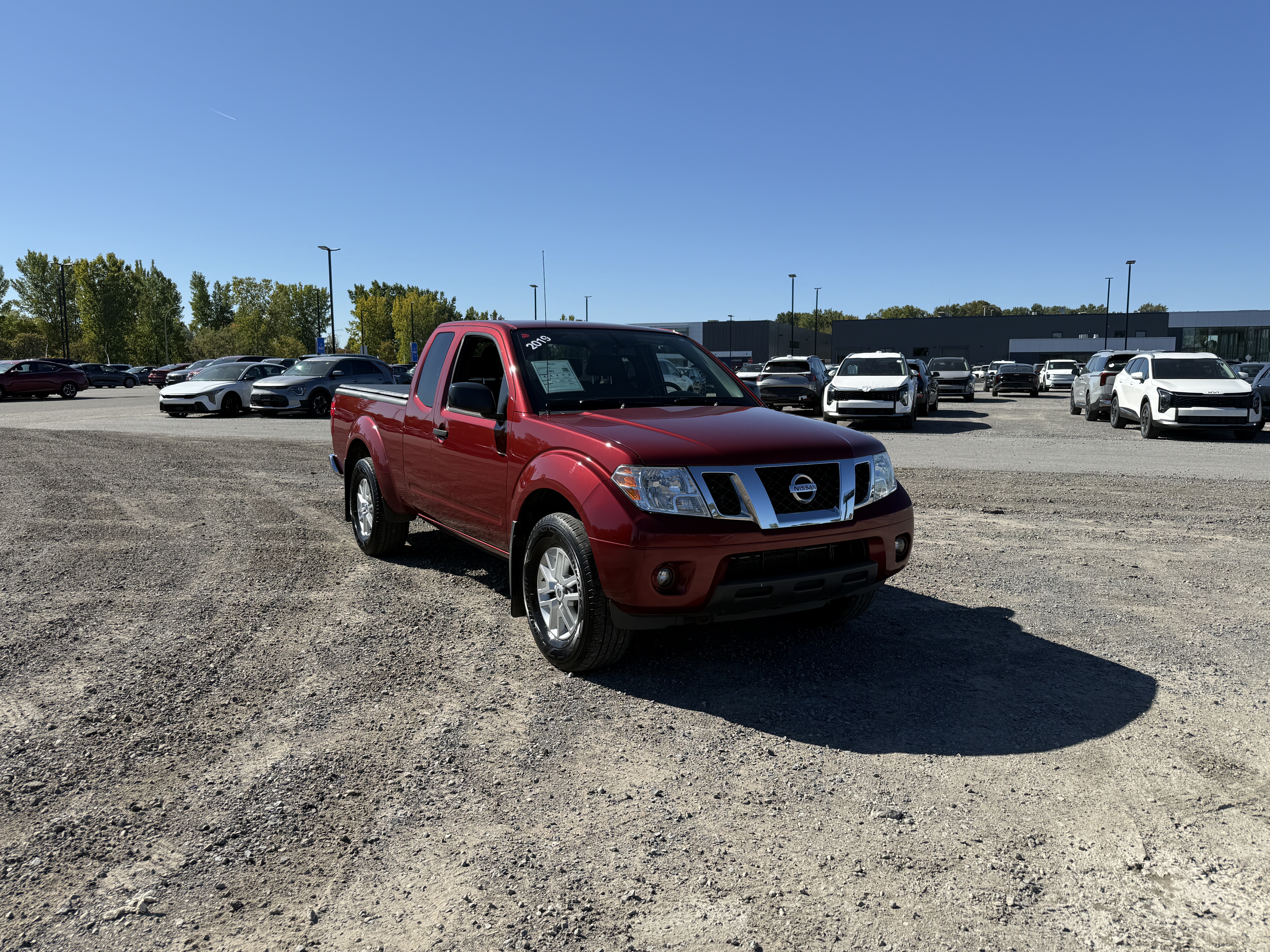 Red 2019 Nissan Frontier Pickup Truck Four-Wheel Drive Automatic