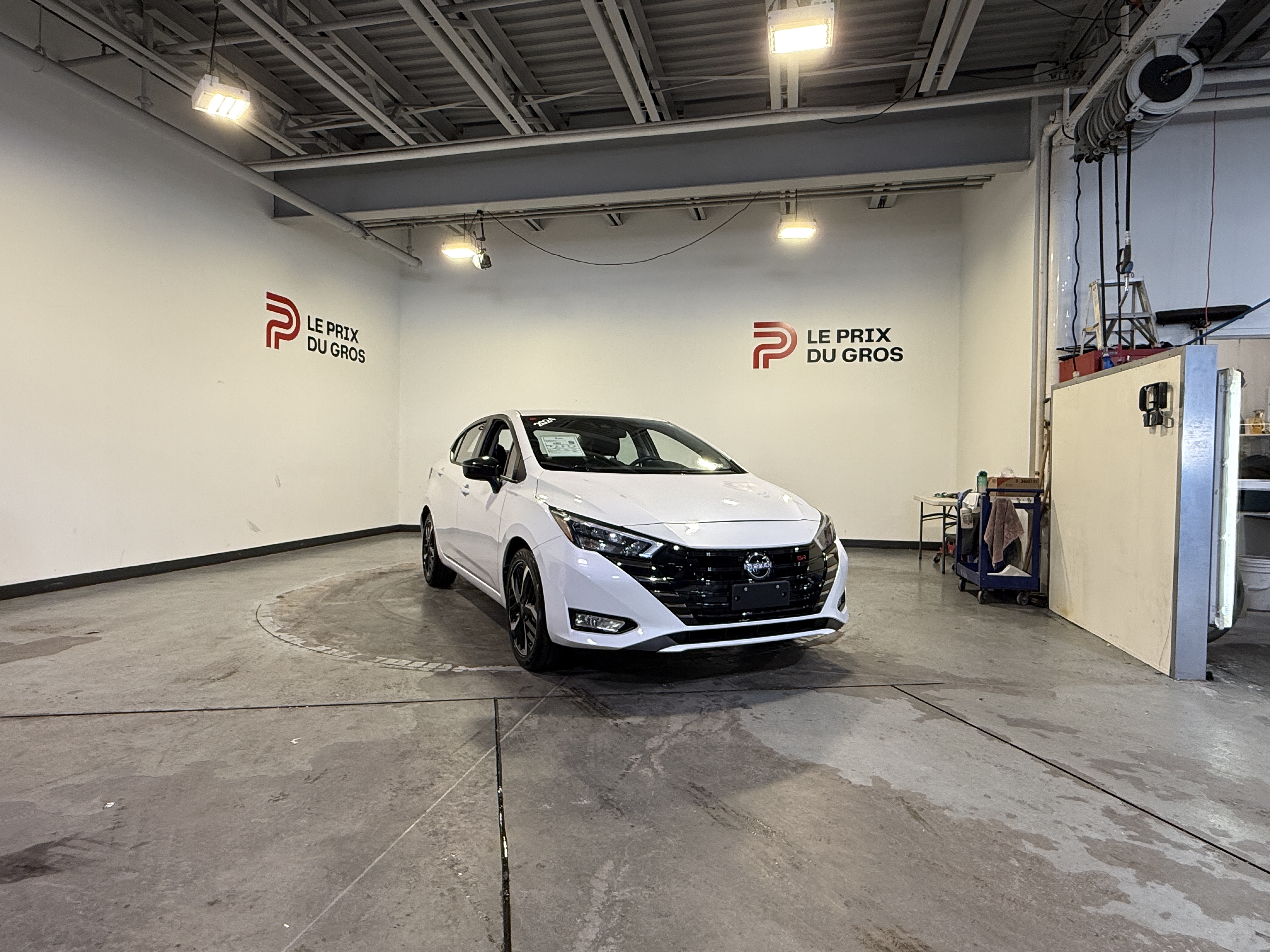 White 2024 Nissan Versa Sedan Front-Wheel Drive Automatic