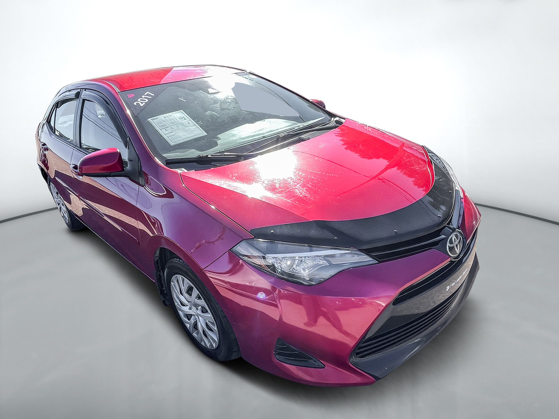 Red 2017 Toyota Corolla Sedan Front-Wheel Drive Automatic